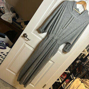 EUC RIVET UTILITY women’s leisure super soft step in jumpsuit grey size small